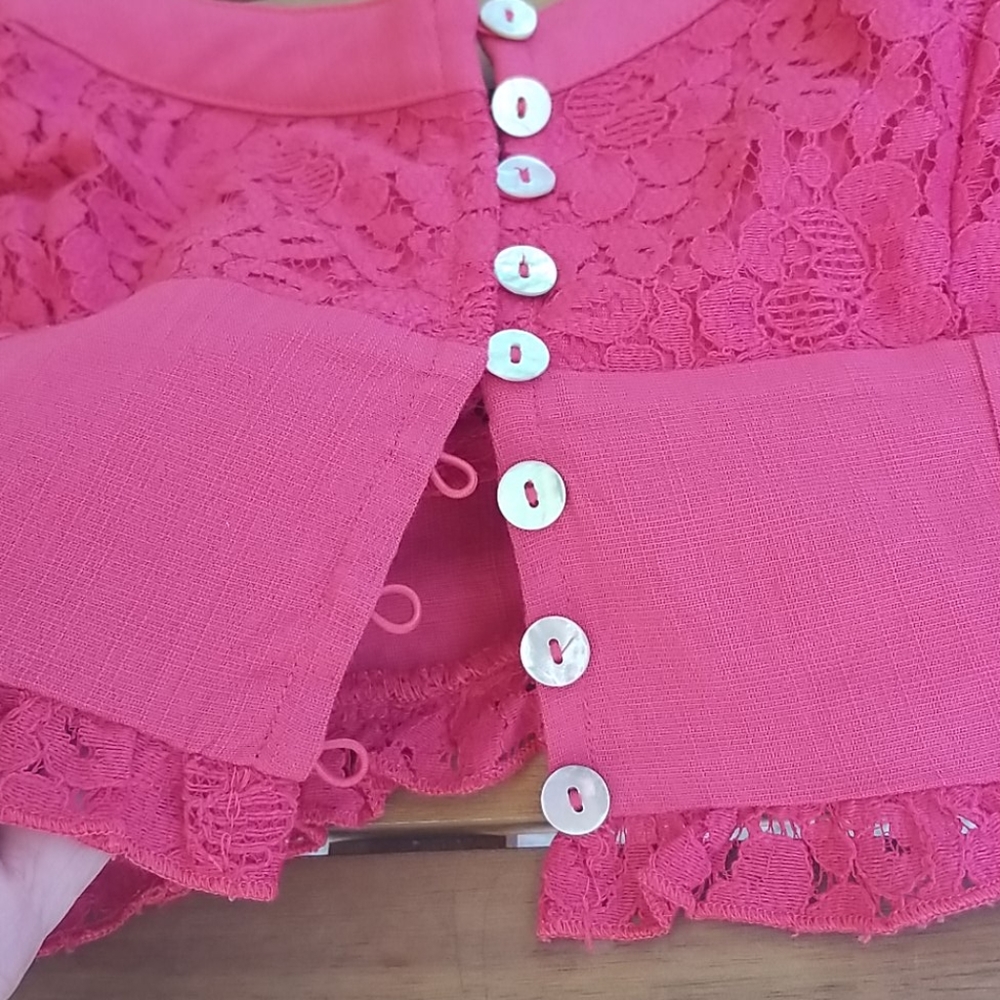 Free People Lace Crop Top - Picture 3 of 6